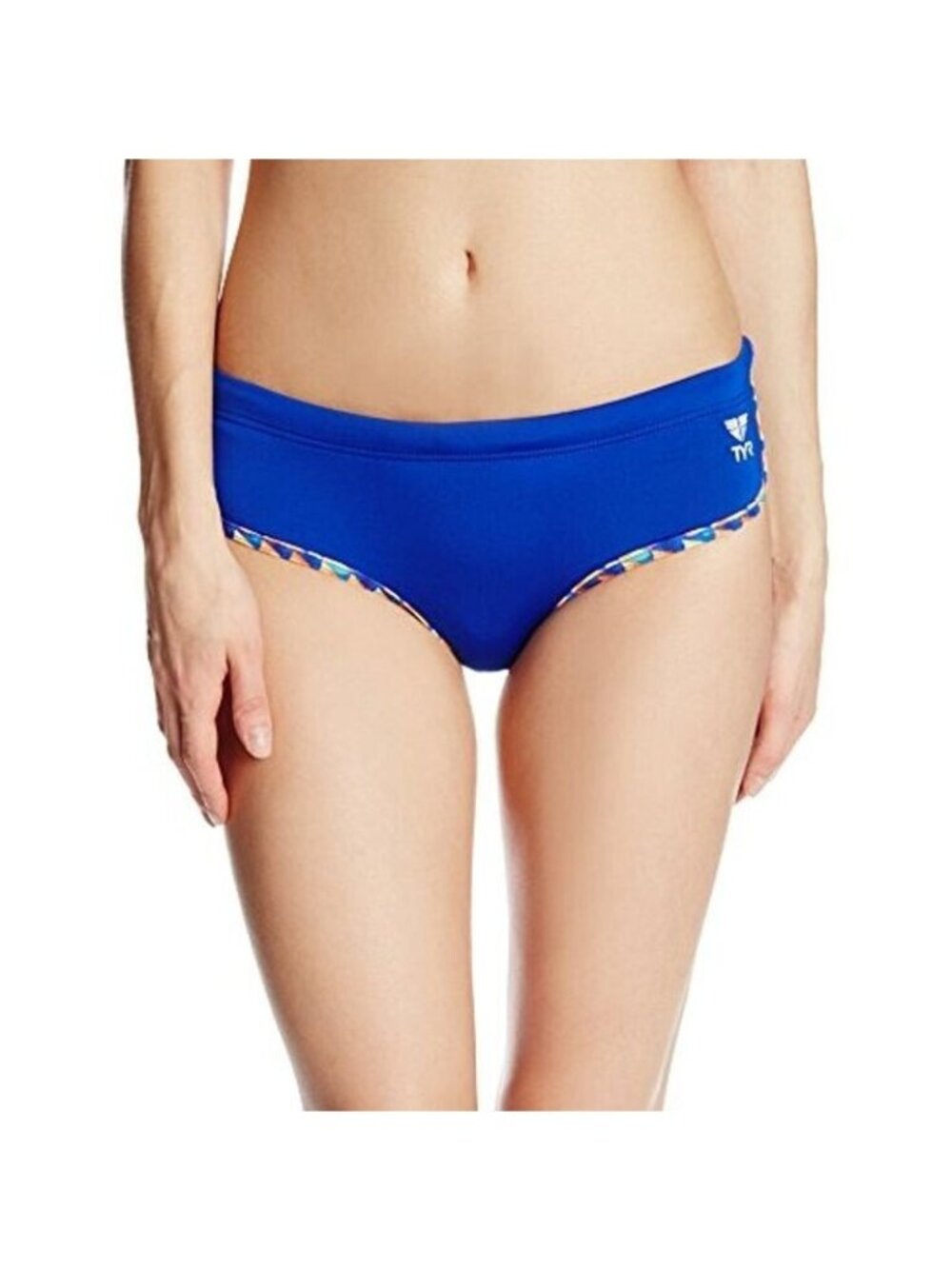 TYR Sport Women's Lunetta Binded Hipkin Bottoms, Royal, S